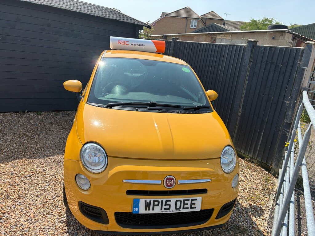 Fiat 500 1.2 S Hatchback Euro 6 Ss 69 Yellow #3