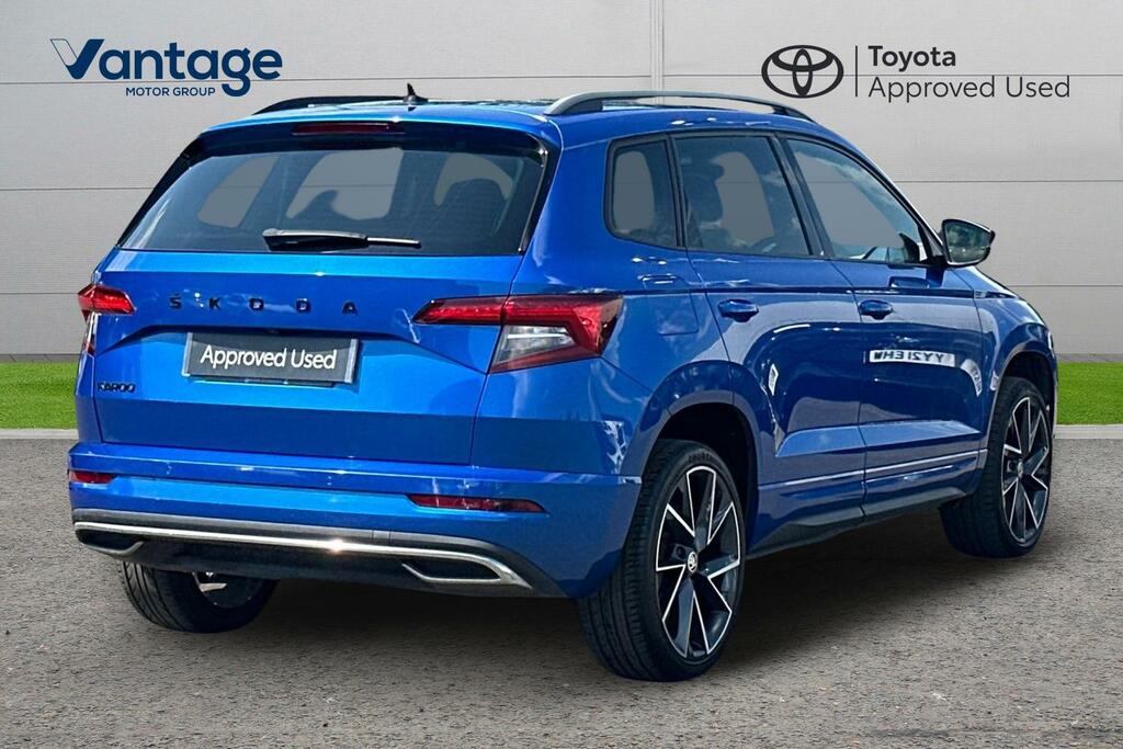 Skoda Karoq 1.5 Tsi Act Sportline Euro 6 Ss YD70FTZ Blue #2