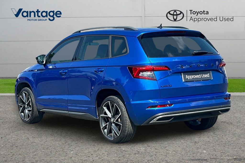 Skoda Karoq 1.5 Tsi Act Sportline Euro 6 Ss YD70FTZ Blue #4