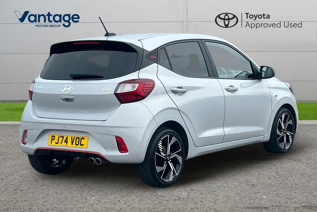 Hyundai I10 1.0 T-gdi N Line Euro 6 Ss PJ74VOC Grey #2