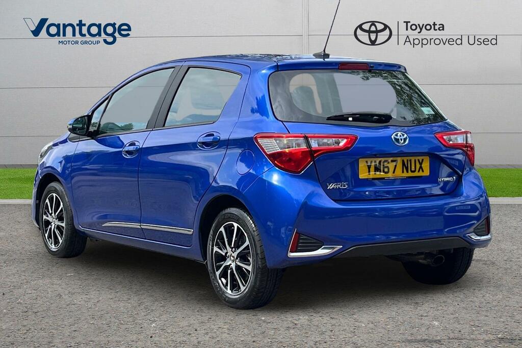 Toyota Yaris 1.5 Vvt-h Icon Tech E-cvt Euro 6 Ss YM67NUX Blue #4