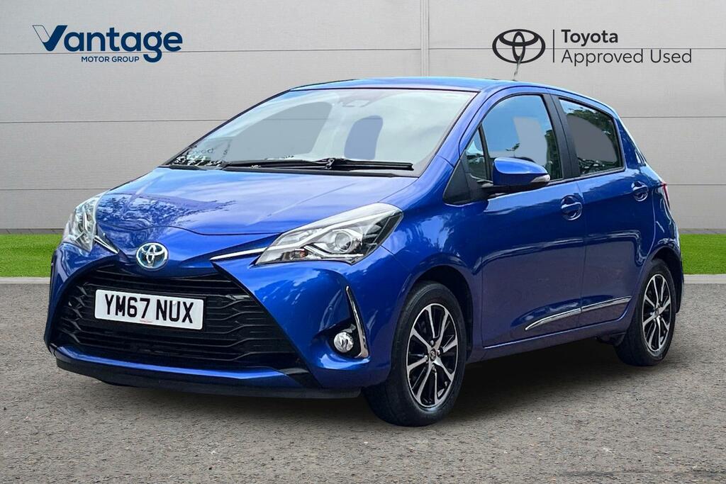 Toyota Yaris 1.5 Vvt-h Icon Tech E-cvt Euro 6 Ss YM67NUX Blue #3