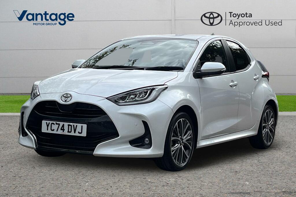 Toyota Yaris 1.5 Vvt-h Excel Hatchback Hybrid E-cvt White #3