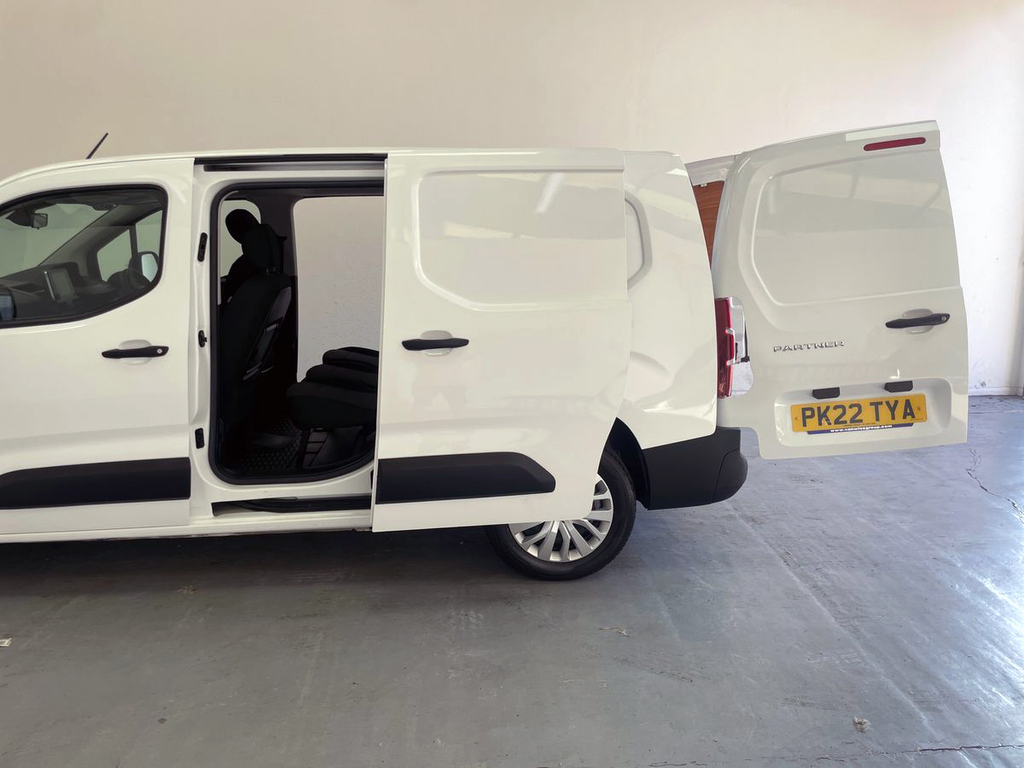 Peugeot Partner 850 Professional Premium Dcab Lwb 1.5 Bluehdi 100 PK22TYA White #6