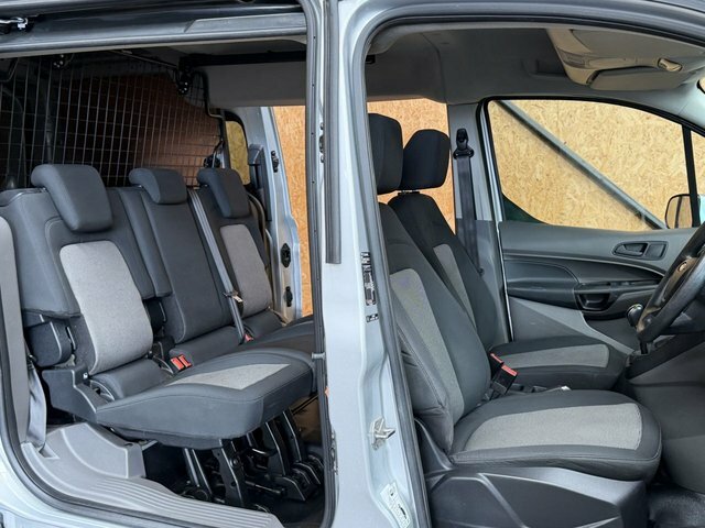 Ford Transit Connect 1.5 230 Ecoblue Crew Van Double Cab 6Dr Man GX19KHM Silver #3