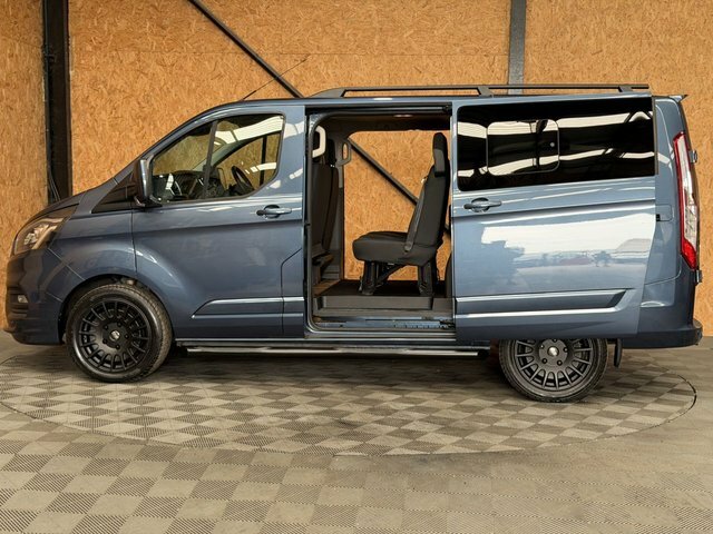 Ford Transit Custom 2.0 300 Ecoblue Limited Crew Van Double Cab Di WR71ULO Blue #2