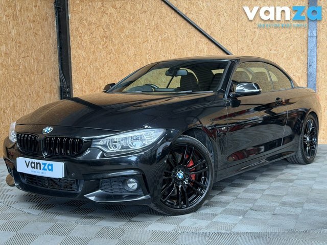 BMW 4 Series 3.0 435D M Sport Convertible Xdriv Black