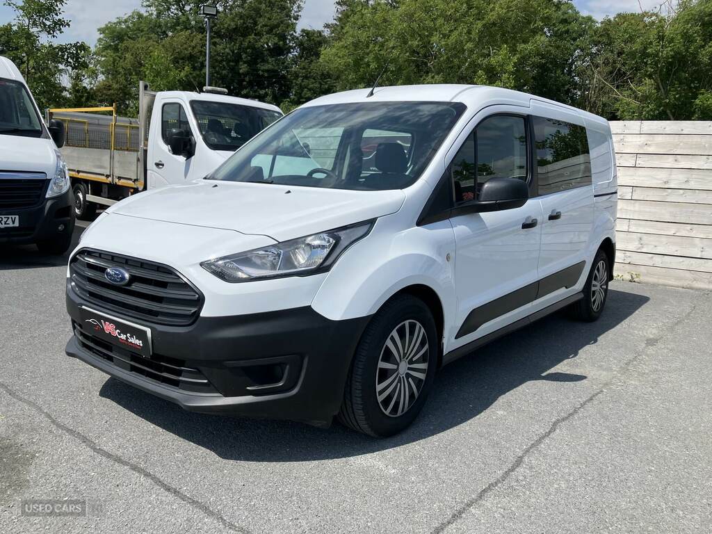 Ford Transit Connect 1.5 Ecoblue 100Ps Leader D Cab Van White #3