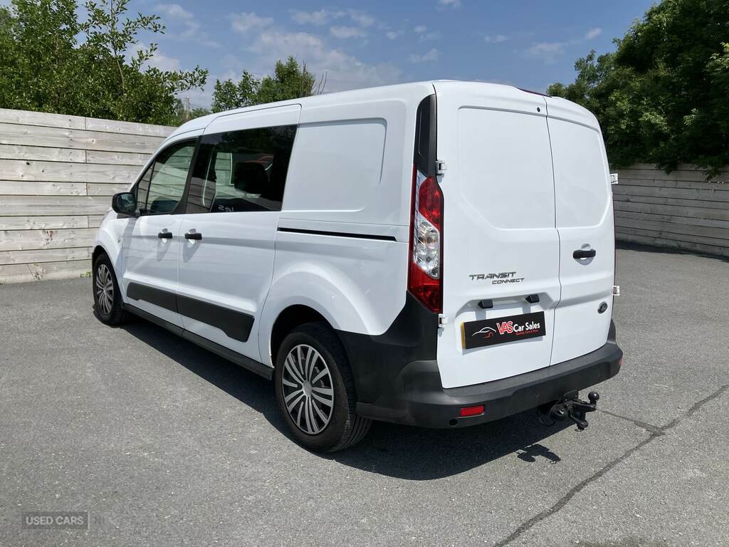 Ford Transit Connect 1.5 Ecoblue 100Ps Leader D Cab Van White #4