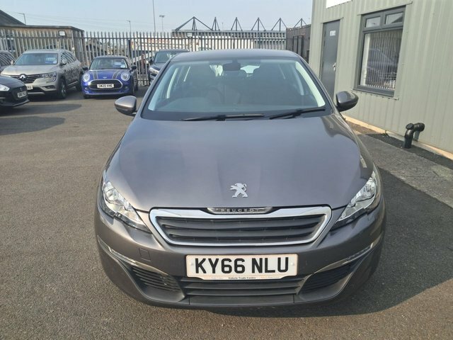 Peugeot 308 1.6 Bluehdi Active Hatchback Eur KY66NLU Grey #2
