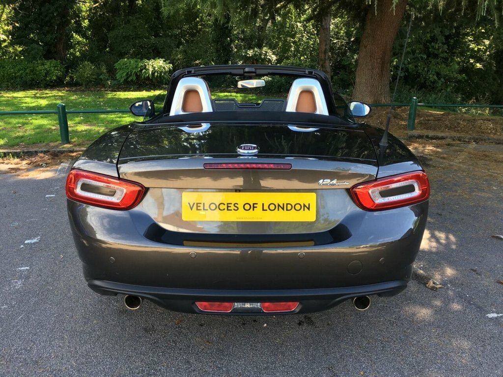 Fiat 124 Spider Convertible Brown #6