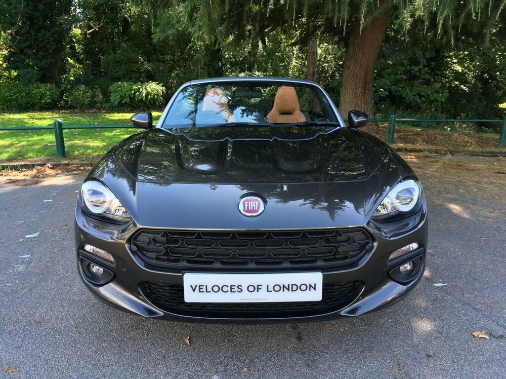Fiat 124 Spider Convertible Brown #2