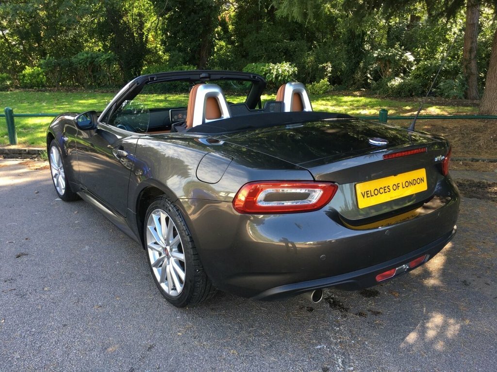 Fiat 124 Spider Convertible Brown #5
