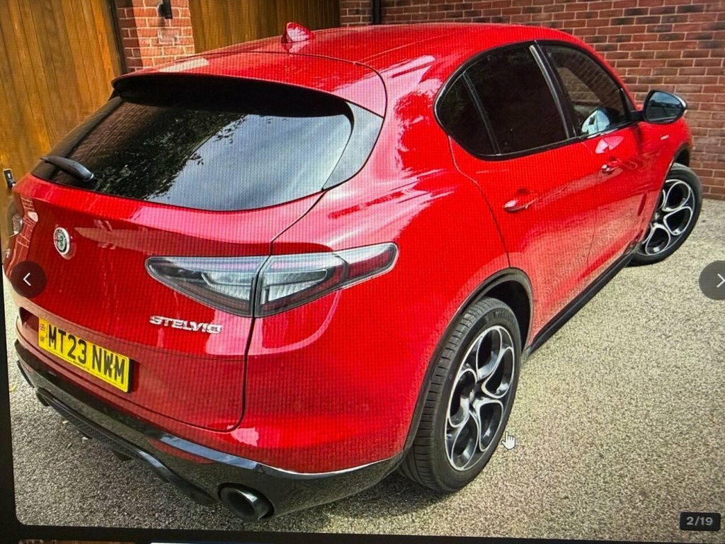 Alfa Romeo Stelvio Suv Red #3