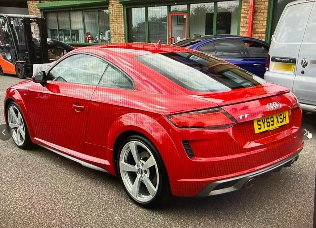 Audi TT Coupe Red #4