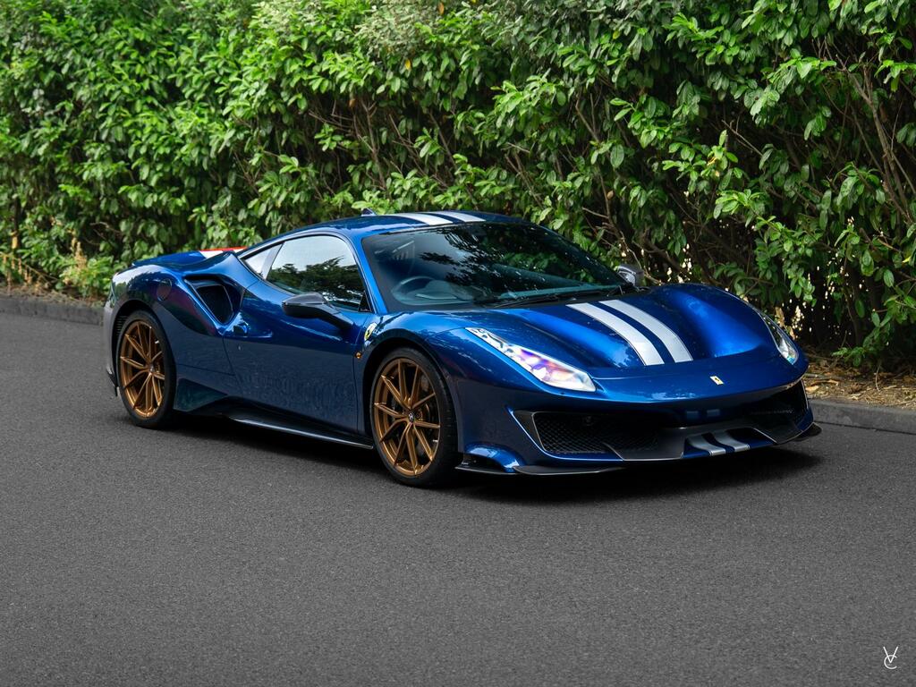 Ferrari 488 Pista Pista Blue