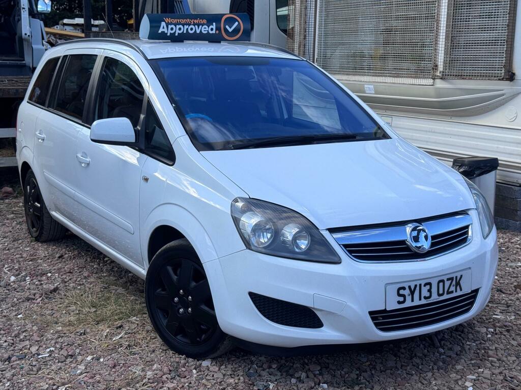 Vauxhall Zafira Exclusive White