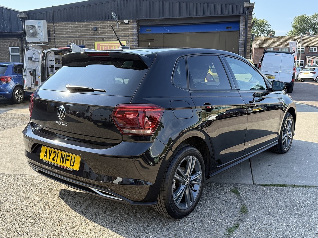 Volkswagen Polo 1.0 Tsi R-line Dsg U12290 Ulez AV21NFU Black #2