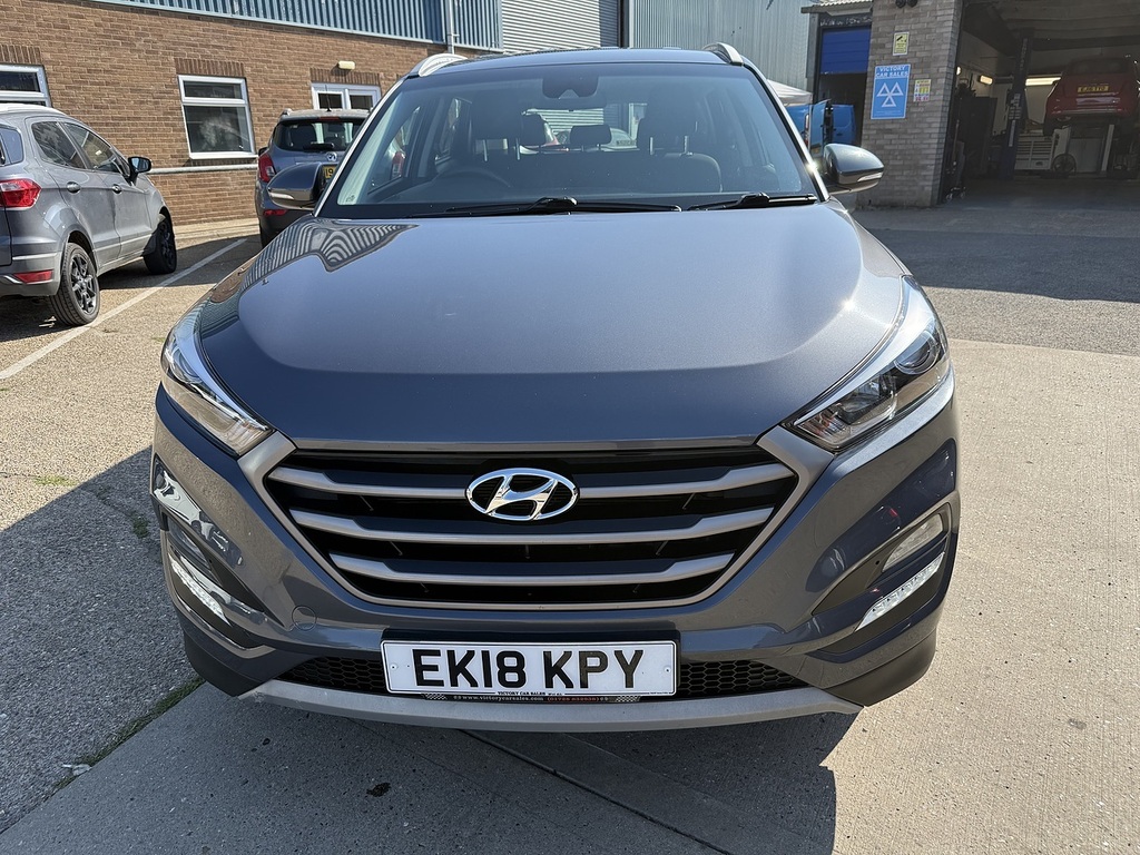 Hyundai Tucson 1.6 Gdi Blue Drive Se Nav U12292 Ulez EK18KPY Grey #4
