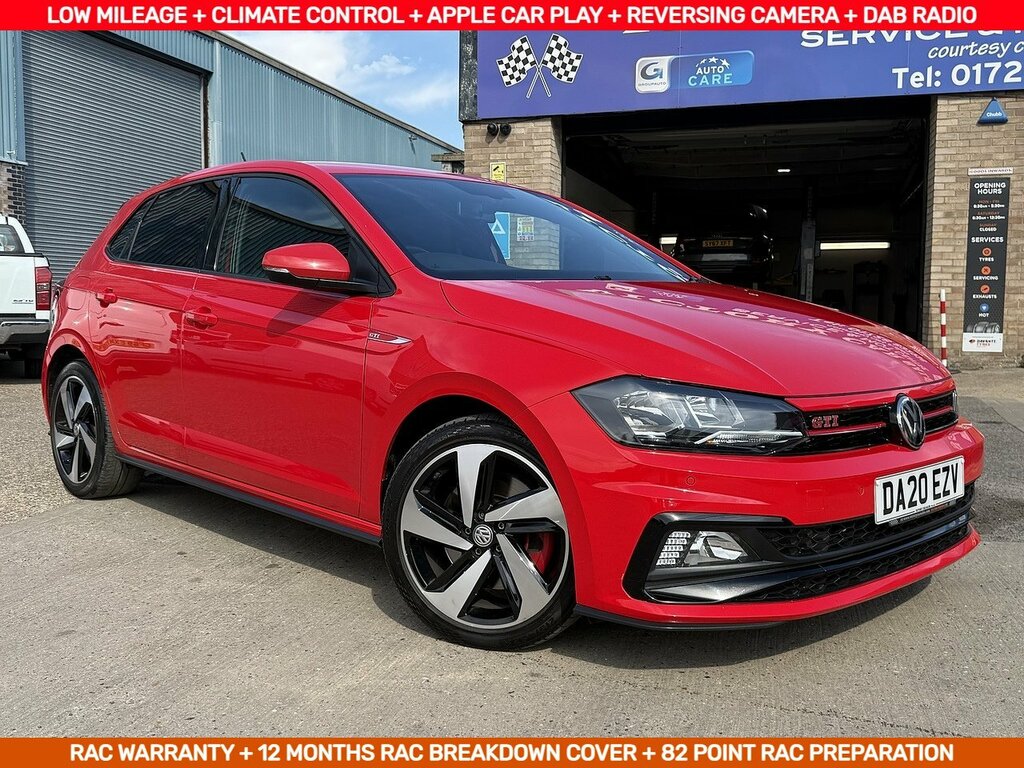 Volkswagen Polo 2.0Tsi Gti Dsg U12300 Ulez Red