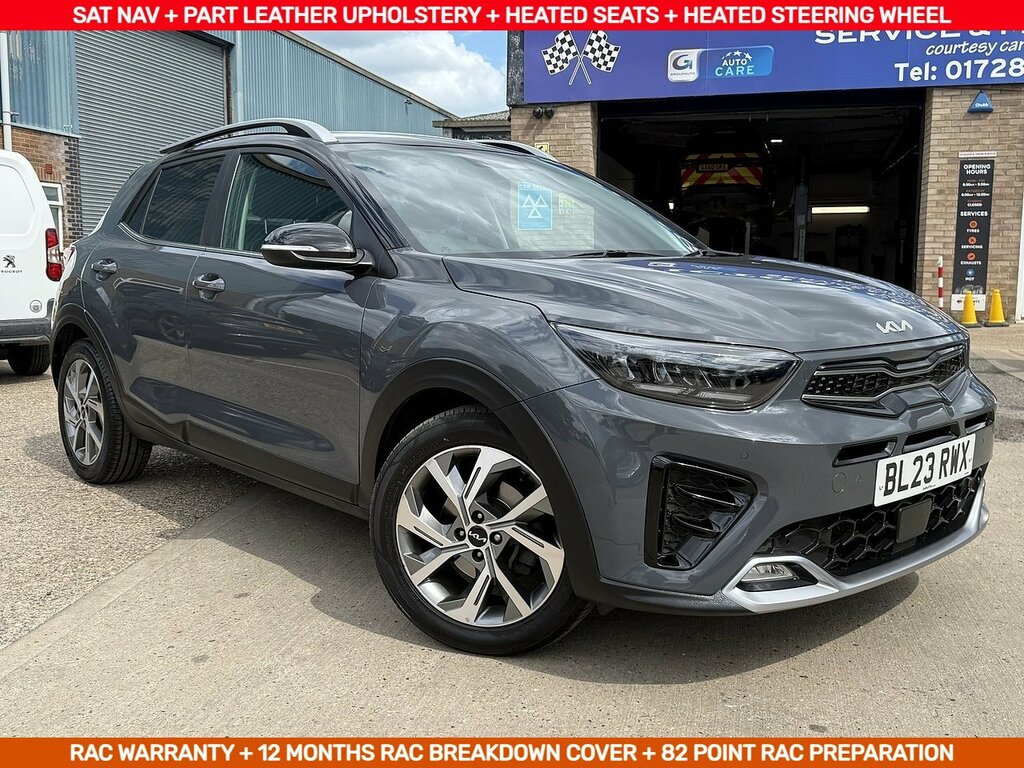 Kia Stonic Gt-line S Gdi Mhev 1.0T U12320 Ulez Grey