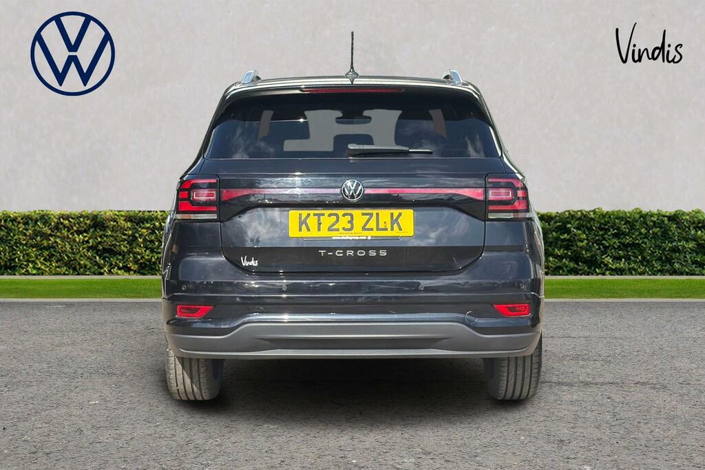 Volkswagen T-Cross Volkswagen T-cross Estate 1.0 Tsi 110 R-line KT23ZLK Black #4
