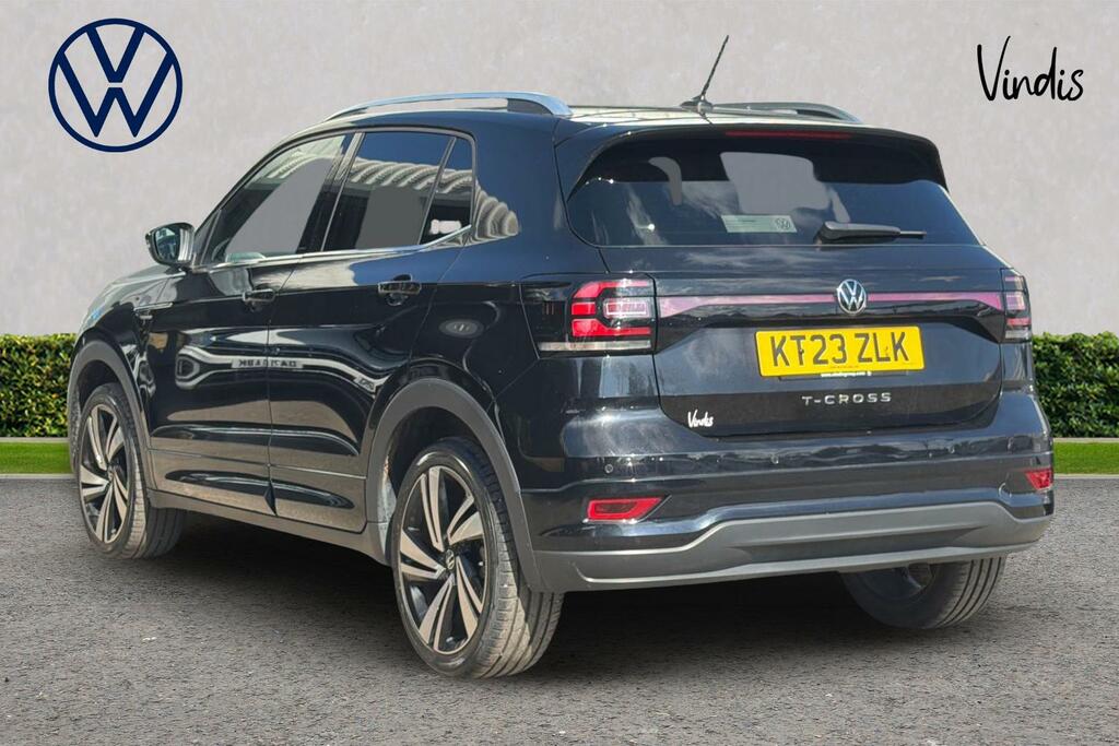 Volkswagen T-Cross Volkswagen T-cross Estate 1.0 Tsi 110 R-line KT23ZLK Black #3