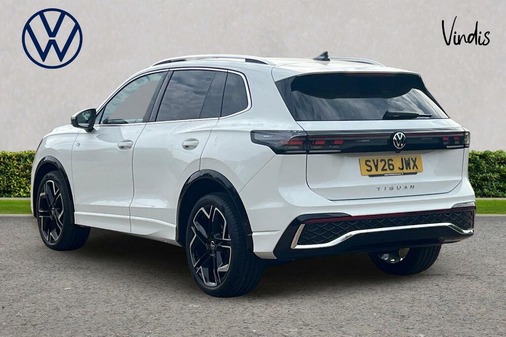 Volkswagen Tiguan Volkswagen Tiguan Estate 2.0 Tdi R-line SV26JWX White #3