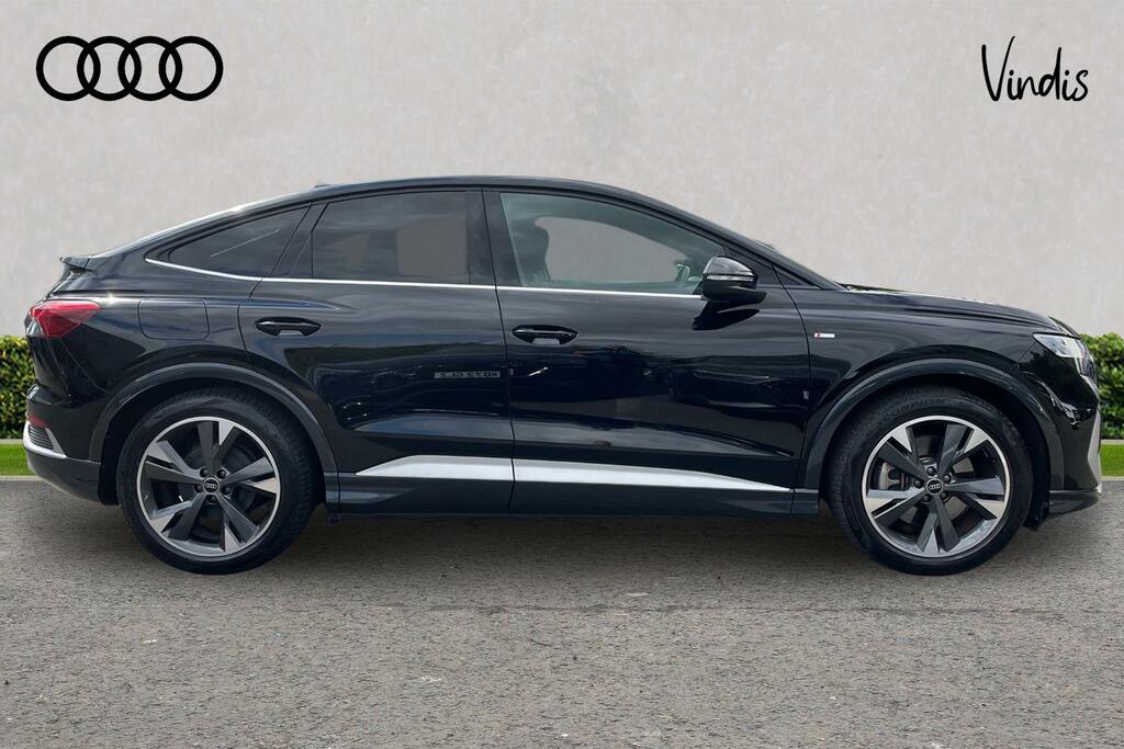 Audi Q4 E Tron Audi Q4 E-tron Sportback Sportback Q4 S S Line 5 FM73TPF Black #4