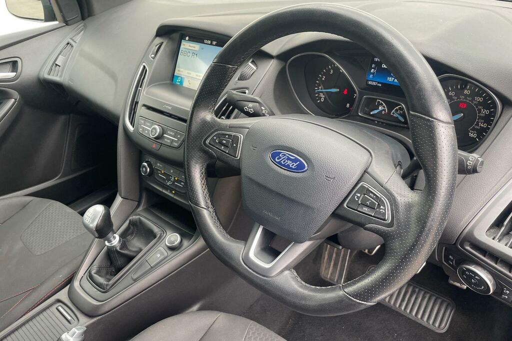 Ford Focus Ford Focus 1.0T Ecoboost St-line Hatchback Pet YM18LXU Blue #6