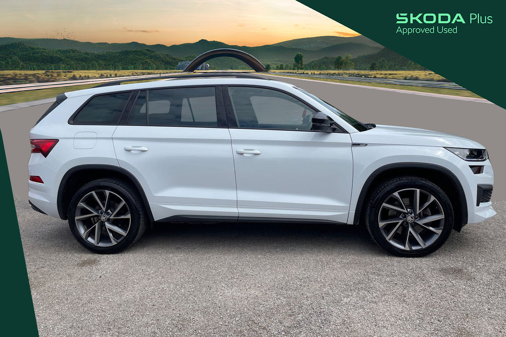 Skoda Kodiaq Skoda Kodiaq Sportline 7 Seats 2.0 Tdi 200 Ps 4X White #4