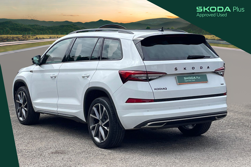 Skoda Kodiaq Skoda Kodiaq Sportline 7 Seats 2.0 Tdi 200 Ps 4X White #3
