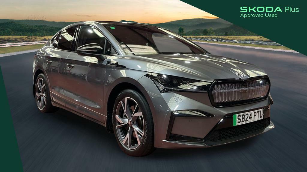 Skoda ENYAQ Skoda Enyaq 85X Sportline Plus 82 Kwh 286 Ps Singl Grey