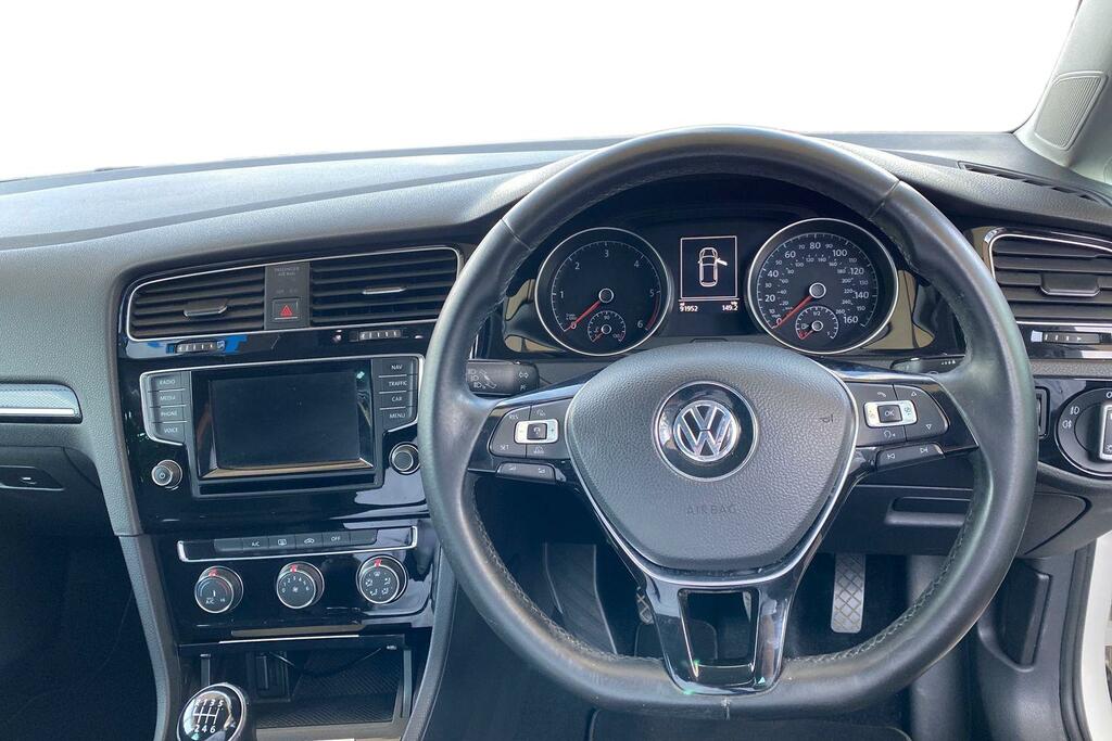 Volkswagen Golf 1.6 Tdi Se Estate Euro 5 105 Ps White #13
