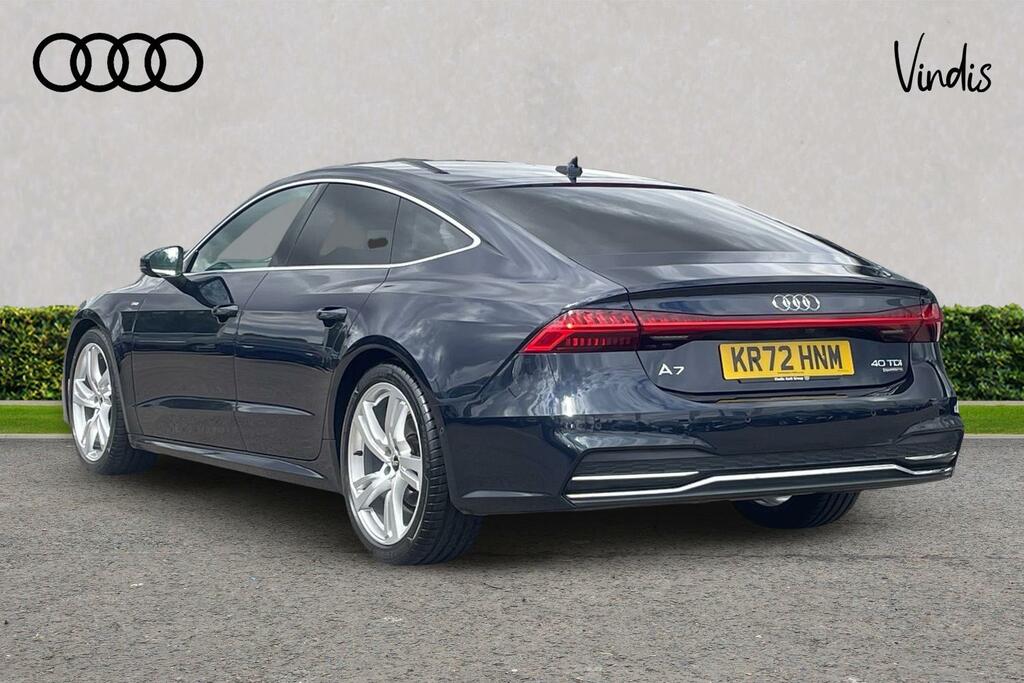 Audi A7 Audi A7 Sportback S Line 40 Tdi Quattro 204 Ps S T KR72HNM Blue #3