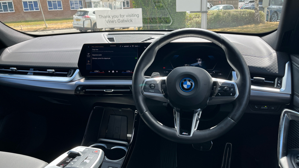 BMW iX2 20 66.5Kwh M Sport Edrive 11Kw Charger Black #5