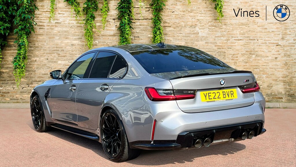 BMW M3 M3 Competition M Xdrive Saloon YE22BVR Grey #2