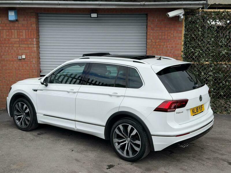 Volkswagen Tiguan 2.0 Tdi R-line Dsg KL18YUF White #6
