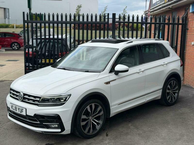 Volkswagen Tiguan 2.0 Tdi R-line Dsg KL18YUF White #3