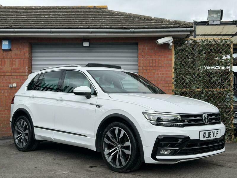 Volkswagen Tiguan 2.0 Tdi R-line Dsg KL18YUF White #4