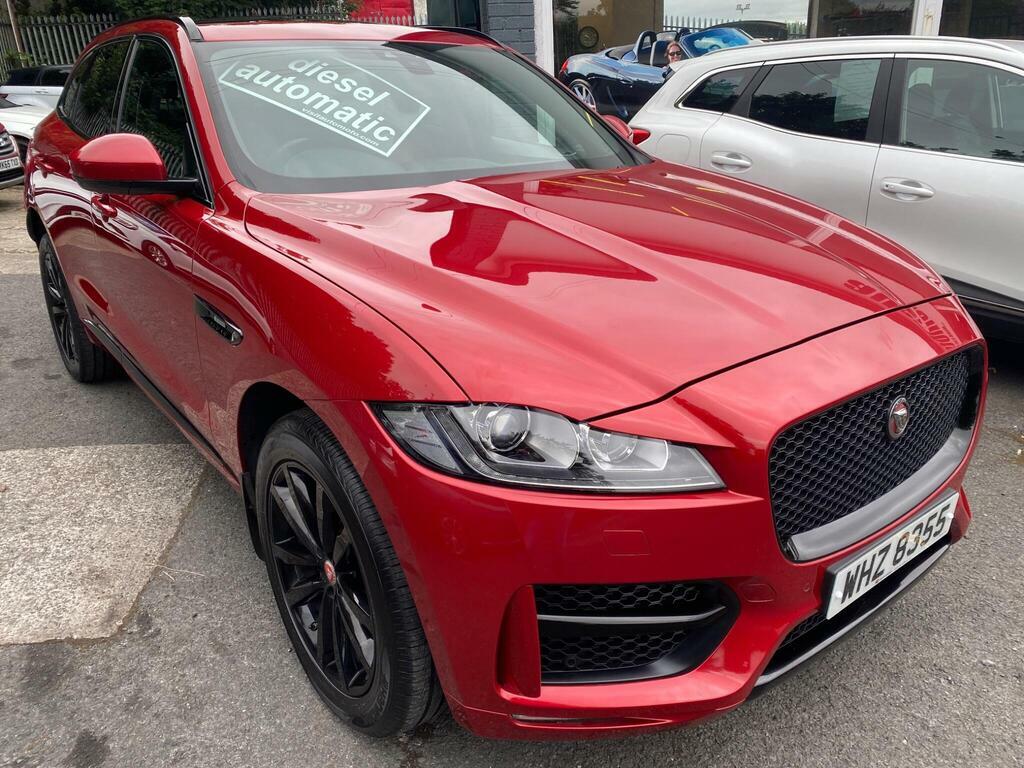 Jaguar F-Pace 2.0 D180 R-sport Awd Euro 6 S S WHZ8355 Red