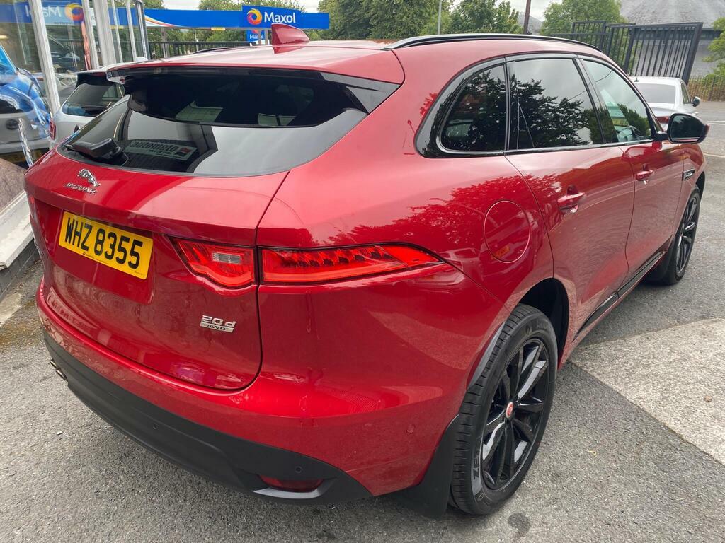 Jaguar F-Pace 2.0 D180 R-sport Awd Euro 6 S S WHZ8355 Red #3