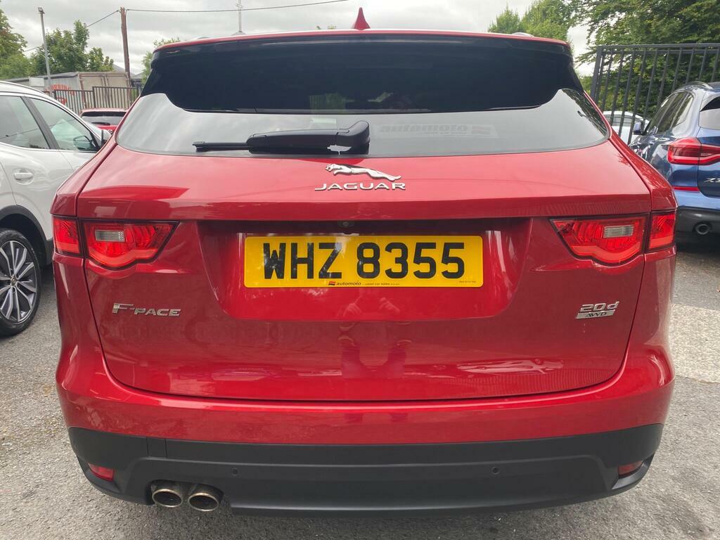 Jaguar F-Pace 2.0 D180 R-sport Awd Euro 6 S S WHZ8355 Red #4