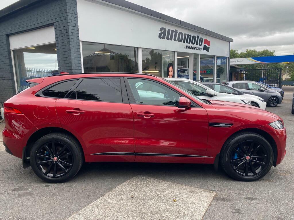 Jaguar F-Pace 2.0 D180 R-sport Awd Euro 6 S S WHZ8355 Red #2