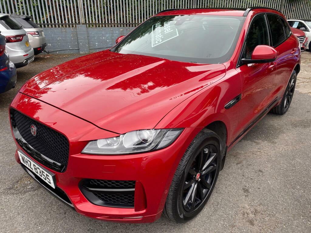 Jaguar F-Pace 2.0 D180 R-sport Awd Euro 6 S S WHZ8355 Red #6