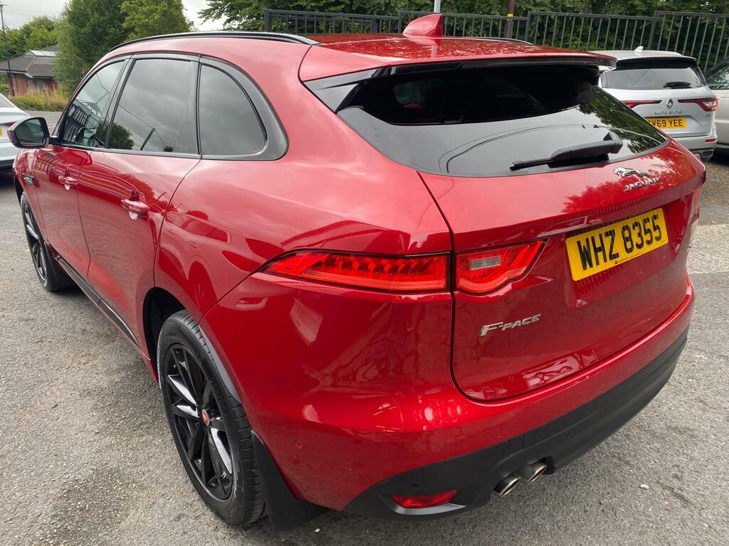 Jaguar F-Pace 2.0 D180 R-sport Awd Euro 6 S S WHZ8355 Red #5