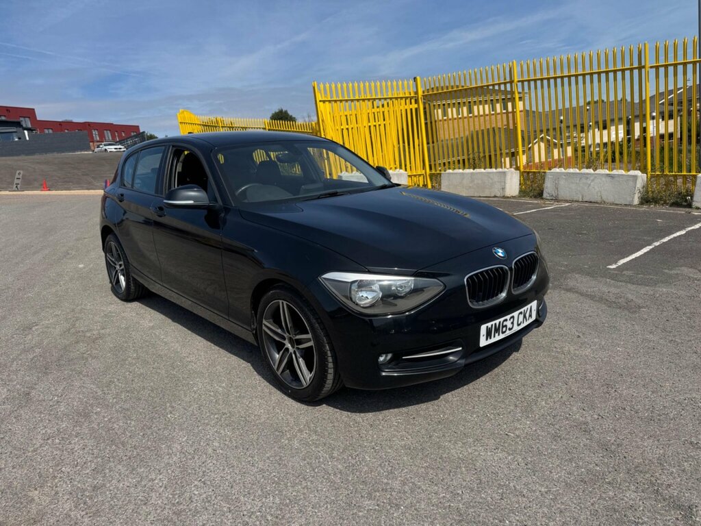 BMW 1 Series 1.6 116I Sport Euro 6 Ss WM63CKA Black #4