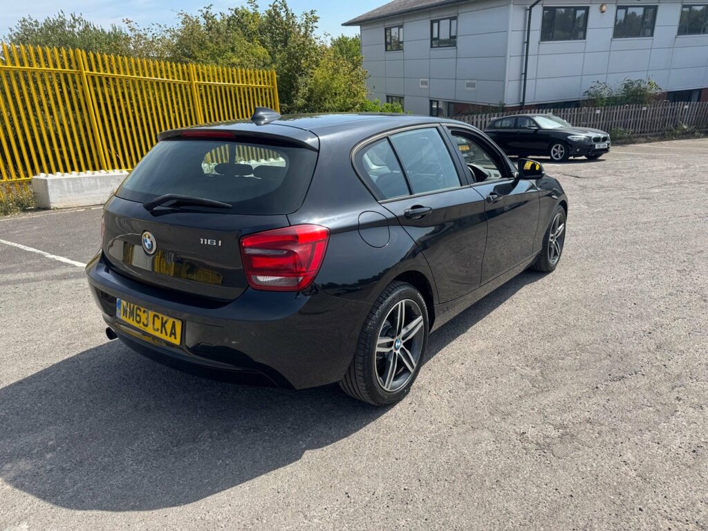 BMW 1 Series 1.6 116I Sport Euro 6 Ss WM63CKA Black #6