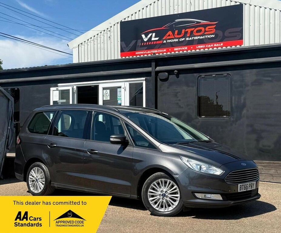 Ford Galaxy Mpv 2.0 Tdci Zetec Powershift Euro 6 Ss 20 Grey