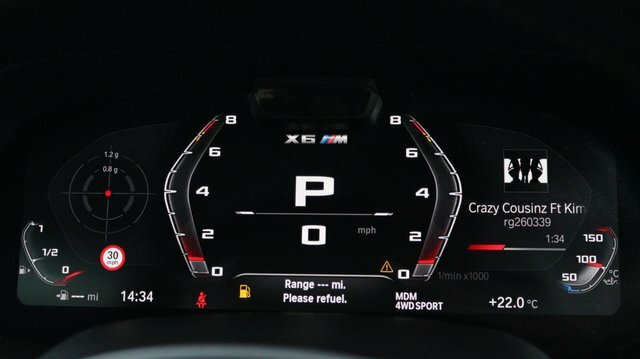 BMW X6 M 4.4I V8 Competition Xdrive Euro 6 Ss Black #73